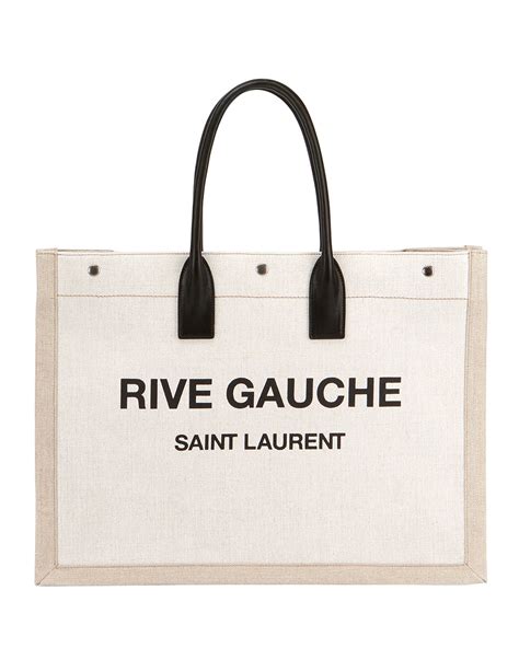 cabas yves saint laurent rive gauche|Saint Laurent Rive Gauche Tote Bag in Canvas.